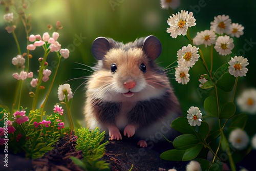 Spring is coming, cute wild animals