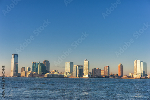 Cityscape with New Jersey. Hudson River. NJ, USA