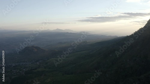 Malawi Sunset Aerial Landscape