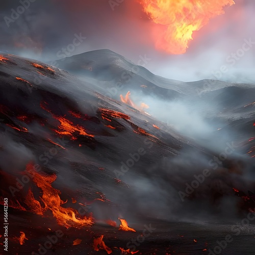 burning fires background, wallpaper, mountains, forests, 