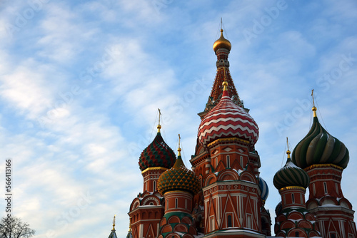 Obraz na płótnie Saint Basil cathedral on the Red Square in Moscow w salonie