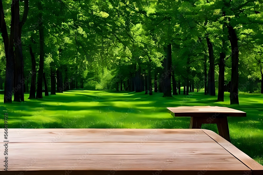 Beautiful tall trees surrounded by beautiful green grass, a quiet and beautiful place
atmosphere