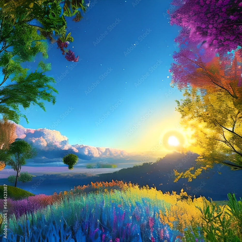 Dream Landscape in Color