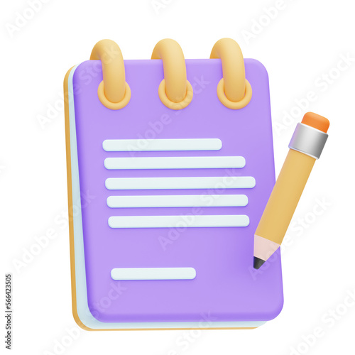 Wallpaper Mural 3d notepad icon Torontodigital.ca