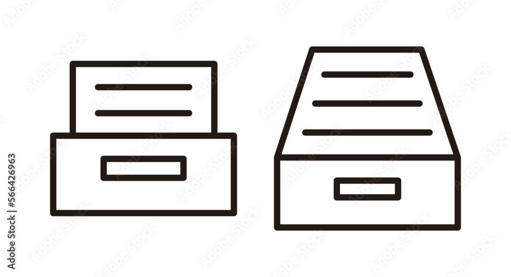 Archive folders icon vector illustration. Document vector icon. Archive storage icon.