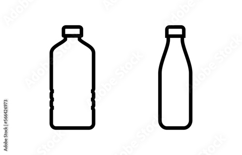 Bottle icon vector illustration. bottle sign and symbol