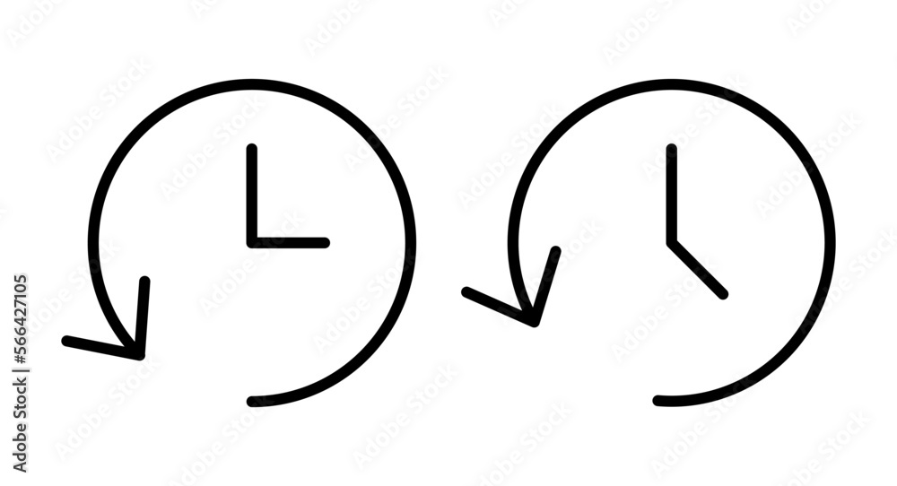 History icon vector illustration. recent event history sign and symbol History icon vector illustration. recent event history sign and symbol