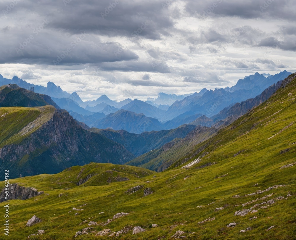 beautiful landscape with mountains and clouds beautiful landscape with mountains and clouds