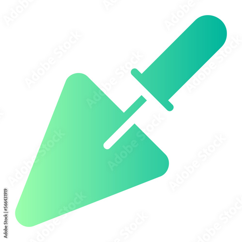 trowel gradient icon