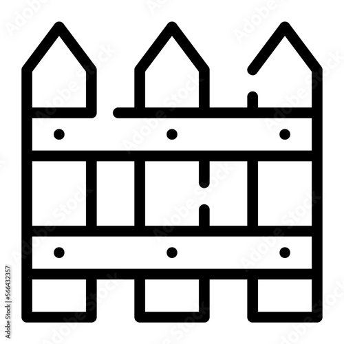 fence line icon