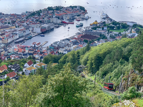 Bergen, view of the city
