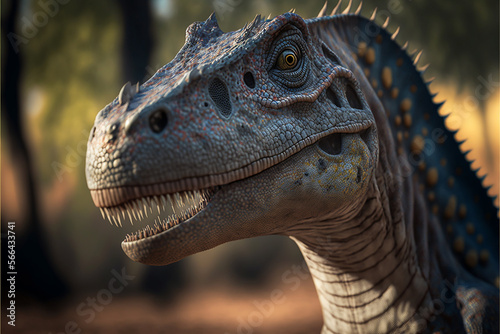 Hadrosaurus illustrations. Generative AI