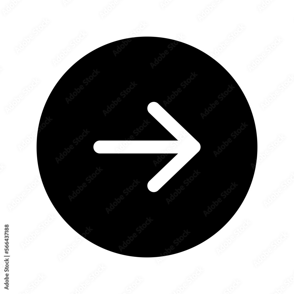 Right Arrow Icon Vector Symbol Design Illustration Right Arrow Icon Vector Symbol Design Illustration