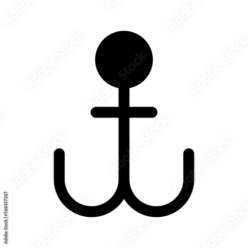 Anchor Icon Vector Symbol Design Illustration