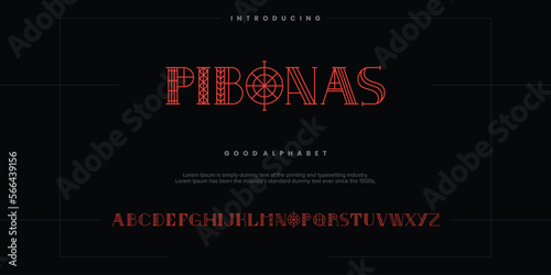 Modern abstract digital alphabet font. Minimal technology typography, Creative urban sport fashion futuristic font and with numbers. vector illustration