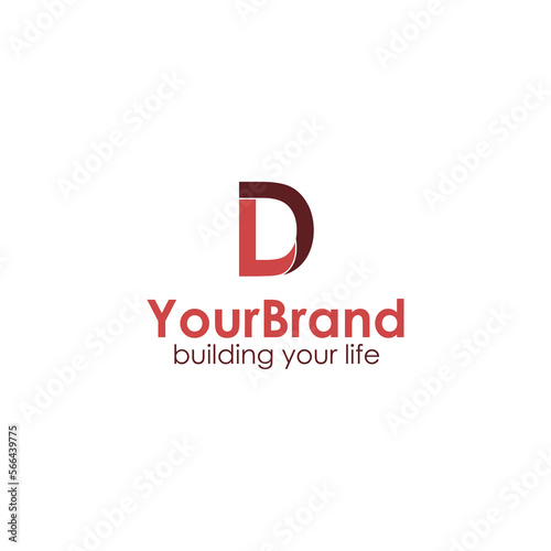 Your Brand Logo Design Template with letters D. Perfect for business, company, mobile, app, etc.