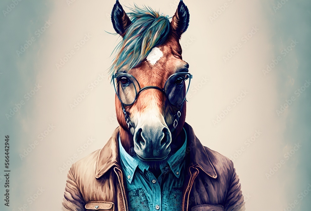 Elegant Horse In Human Body Perfect For Mugs T shirts Banner Elegant Horse In Human Body Perfect For Mugs T shirts Banner