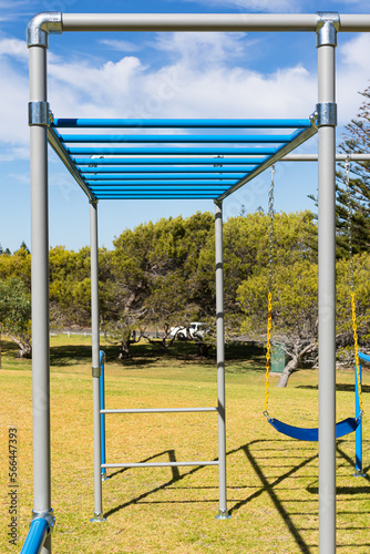 A climbing frame on a sunny day - Jungle Gym 