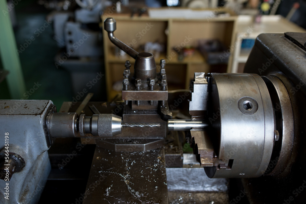 Where parts are made with a lathe Where parts are made with a lathe