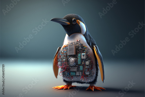 The Companion of Geeks: The Linux Penguin photo