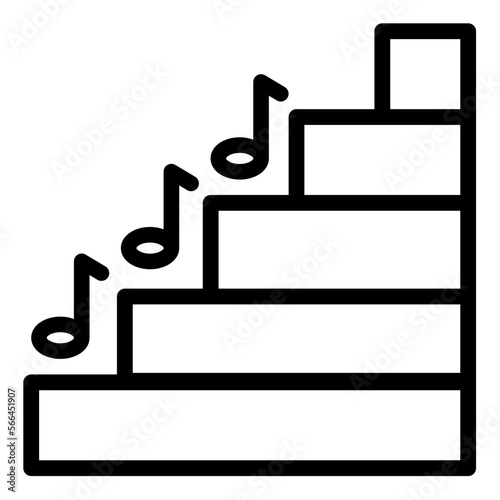 Musical scale icon