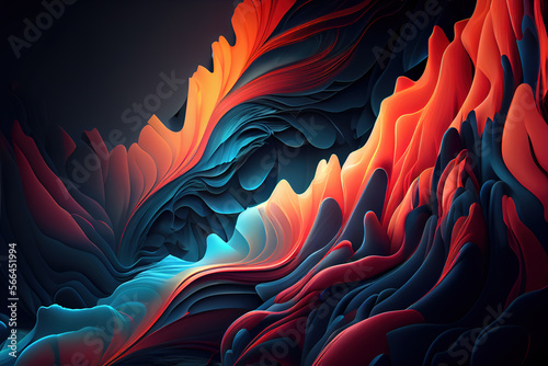 Ai generated, Abstract colorful background