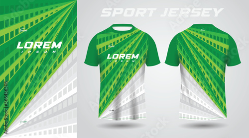 green shirt sport jersey design
