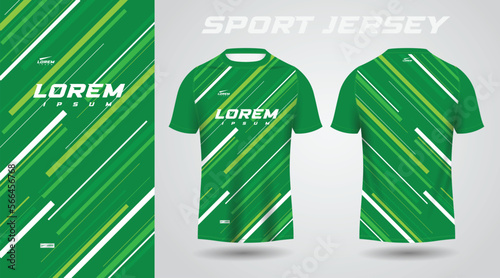 green shirt sport jersey design