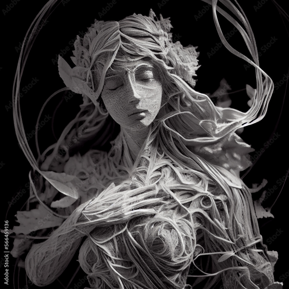 Fototapeta premium regal goddess of the wood