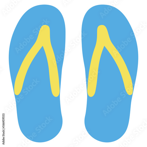 blue flip flops. pair of flops. flip-flop fashion sandal footwear icon logo

