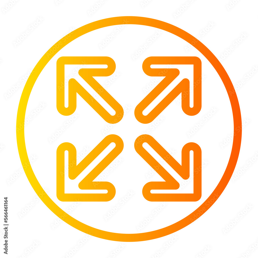 expand gradient icon expand gradient icon