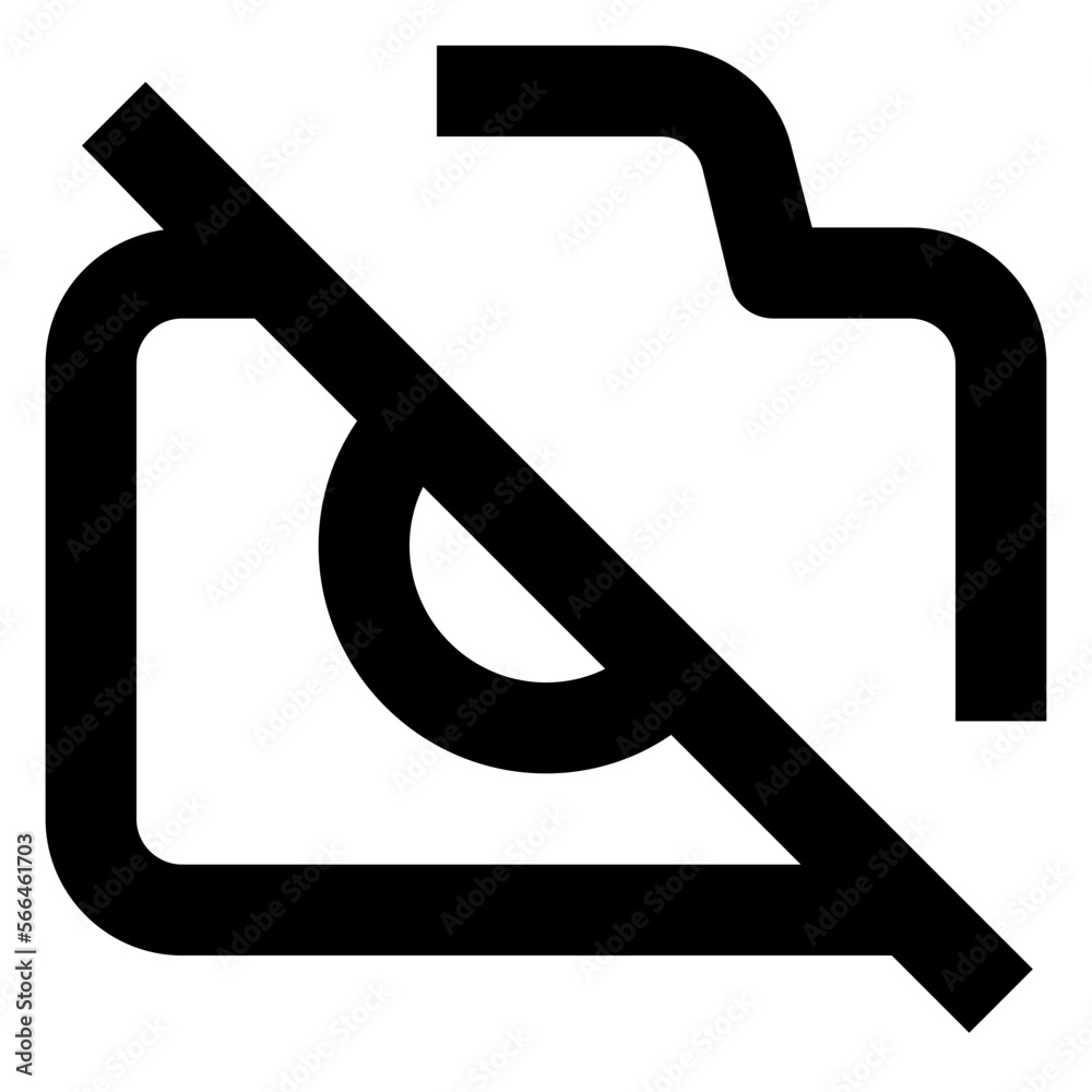 Camera off line icon Camera off line icon