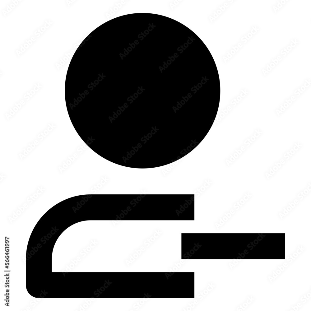 Block Friend glyph icon Block Friend glyph icon