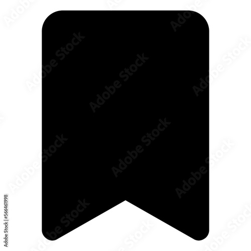 bookmark glyph icon