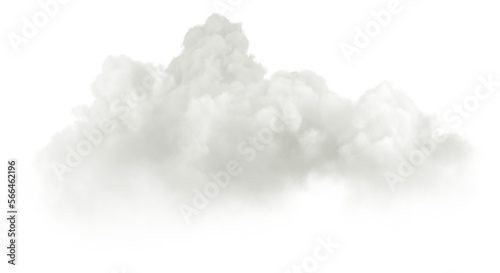 Freedom clouds shapes floating on transparent backgrounds 3d rendering illustration
