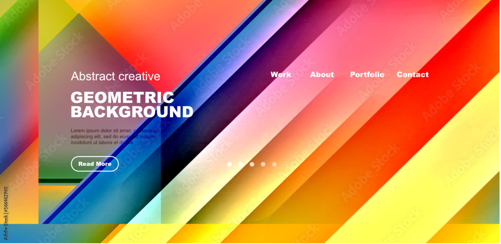 Dynamic bright lines abstract background, stripes with fluid colors, liquid gradients. Vector Illustration For Wallpaper, Banner, Background, Card, Book Illustration, landing page