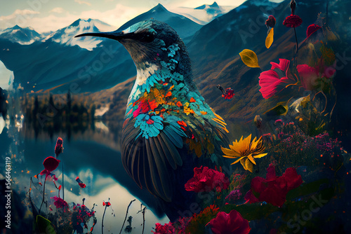 Fototapeta Naklejka Na Ścianę i Meble -  
bird in nature