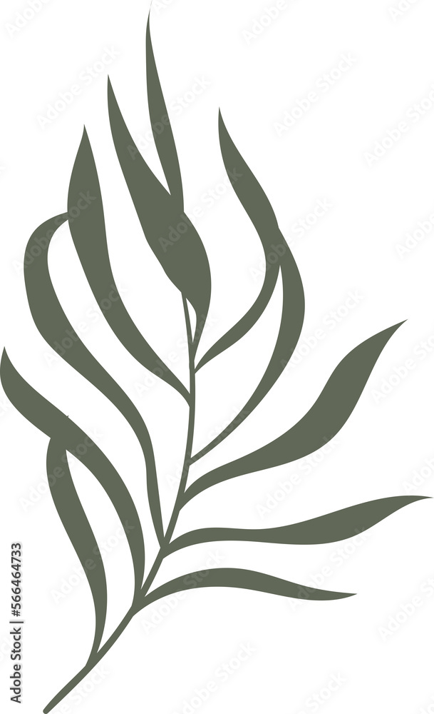 Abstract minimal leaf branch element Abstract minimal leaf branch element