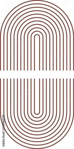 Abstract stripe line element