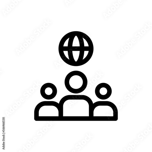 delegate line icon