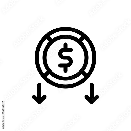 reduce line icon