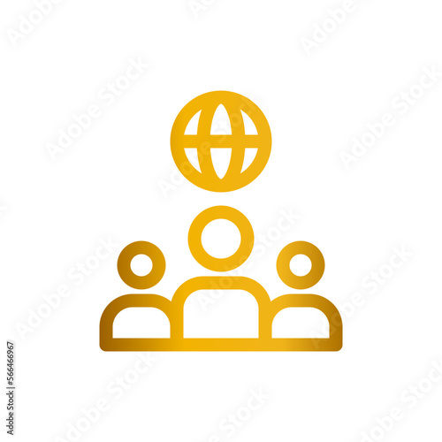 delegate gradient icon