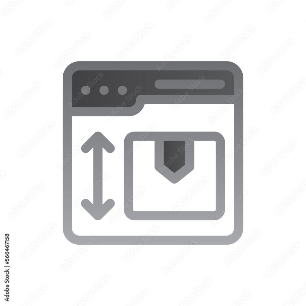 product two tone gradient icon