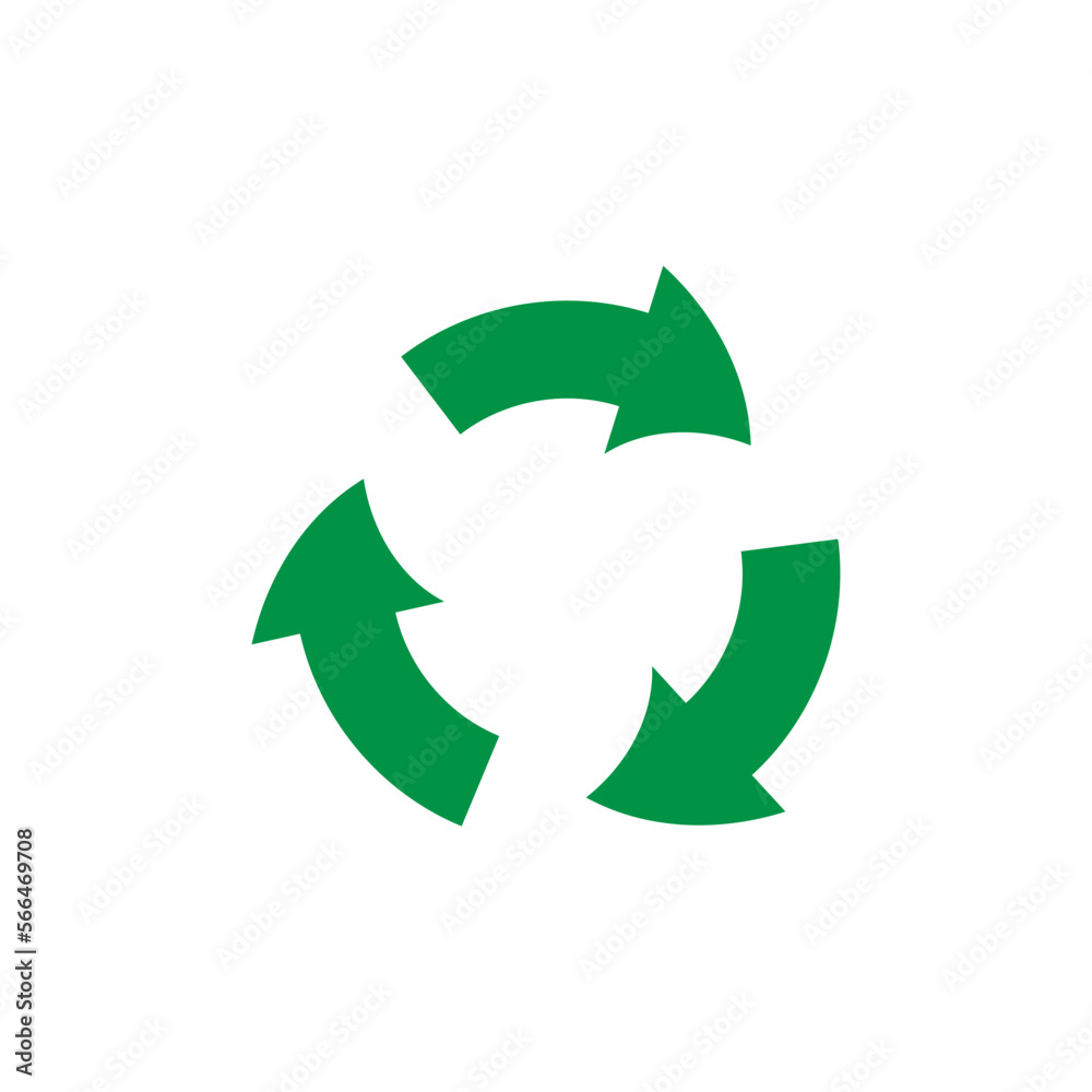 Recycled signs illustration isolated on white background. Recycled signs illustration isolated on white background.