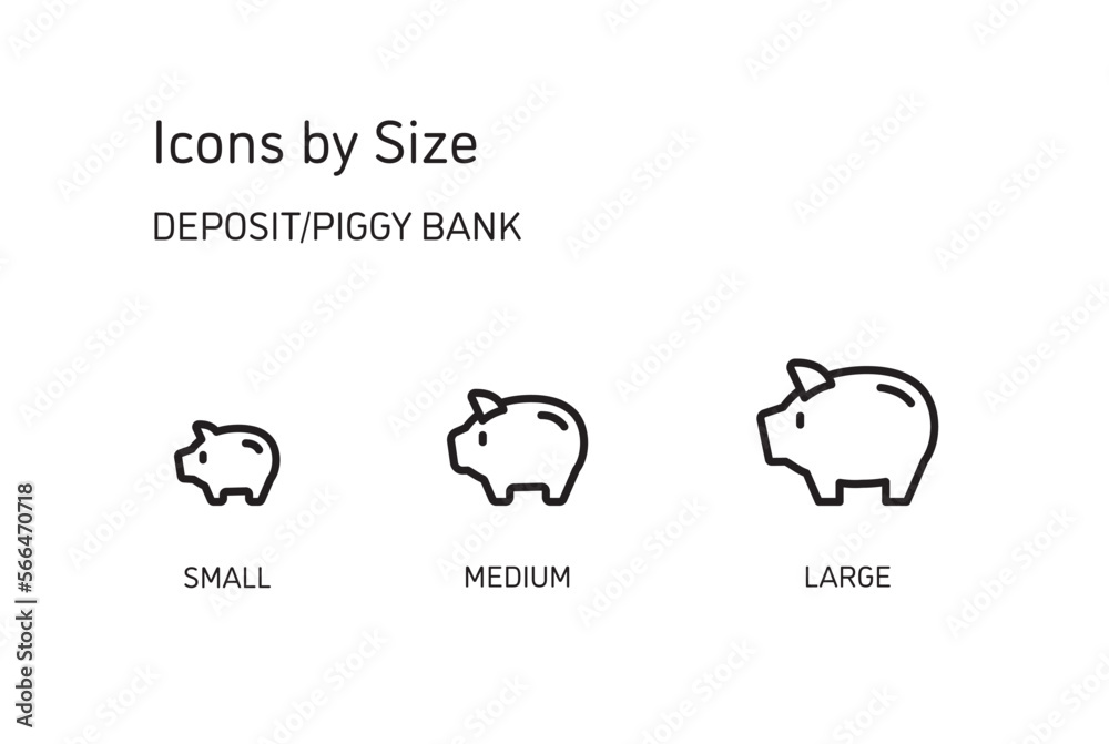 Fototapeta premium 貯金箱 アイコン