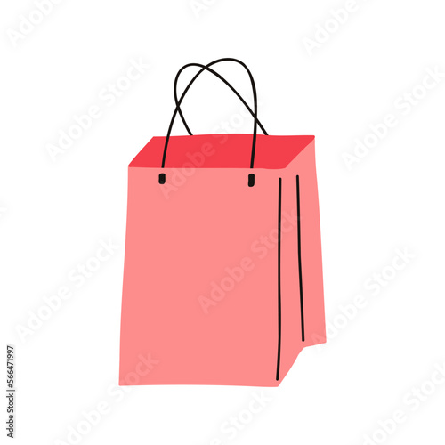 Hand Drawn Shopping Bag Illustration