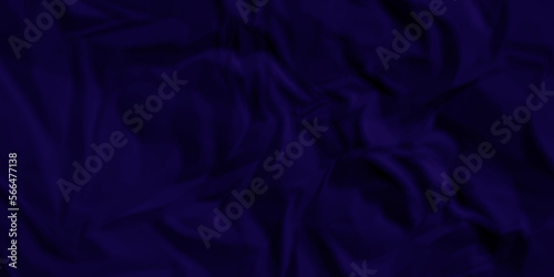 Blue stain fabric paper crumpled texture. blue fabric textured crumpled blue paper background. panorama blue paper texture background, crumpled pattern texture backgrund.