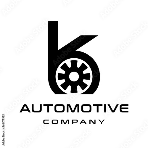 K Letter tire vector logo template. This font suitable for automotive business.