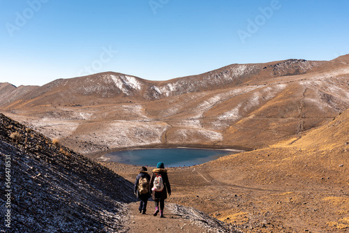 Paisaje en el Volcan Nevado de Toluca, en el Estado de México 