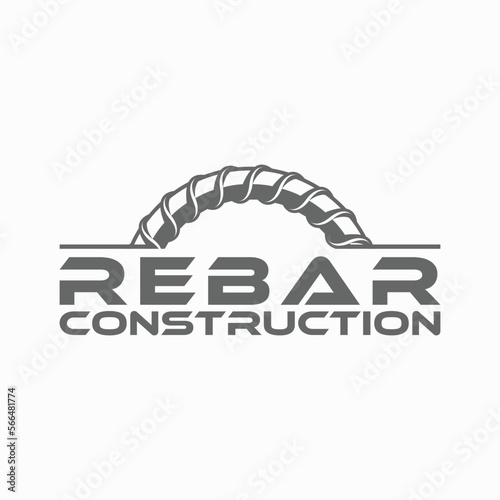 iron logo design for construction and building  